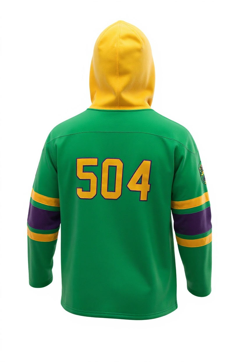 Stay Lucky - Hockey Hoodie (Mardi Gras Edition)