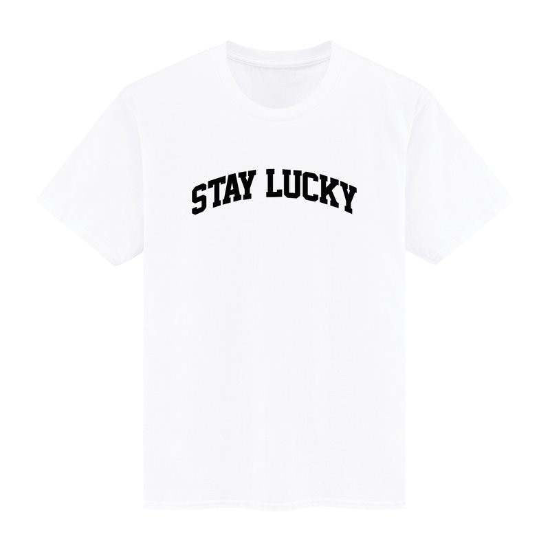 Stay Lucky University Tee