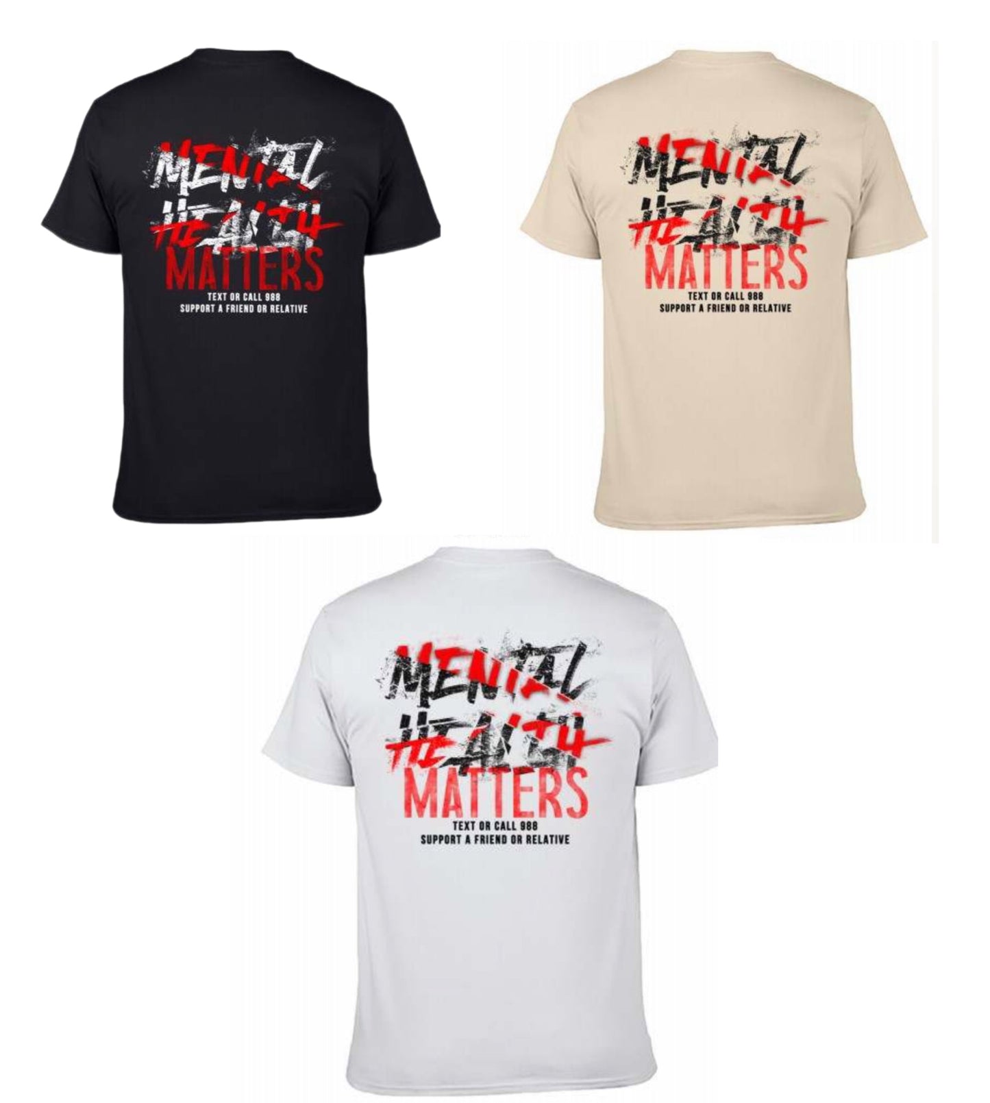 Stay Lucky Mental Black Tee